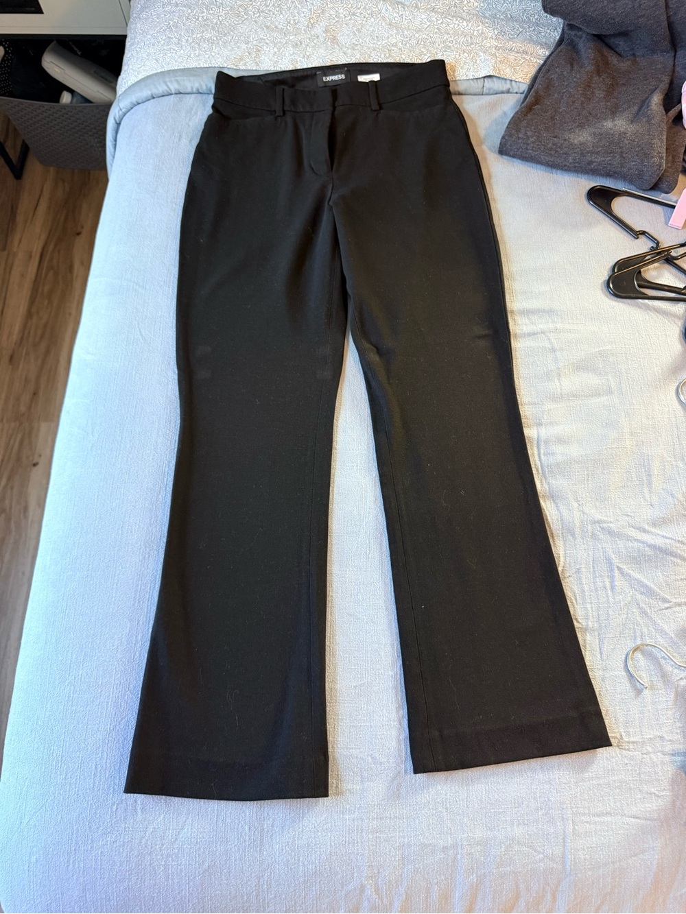 Express Black Bootcut Dress Pants for Women